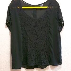 Torrid chiffon blouse